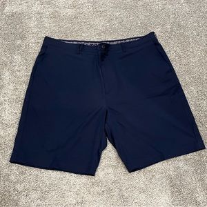 PGA TOUR Men's Flat Front Heather Golf Short with Active Waistband